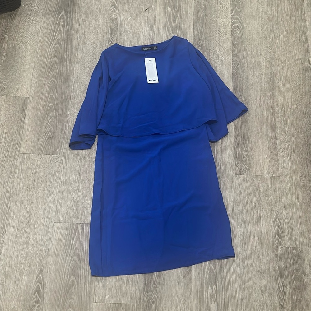 BOE Cape Sleeve Shift Dress